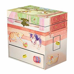 Enchantmints Curious Kittens Musical Treasure Box