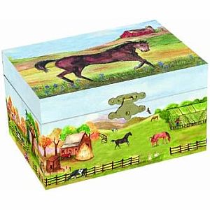 Enchantmints Country Horse Music Jewlery Box