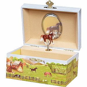 Enchantmints Country Horse Music Jewlery Box