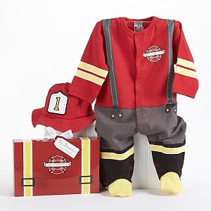 Baby Firefighter Layette Set