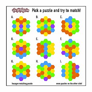 Hexagon Matching Puzzle