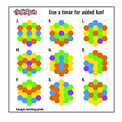 Hexagon Matching Puzzle