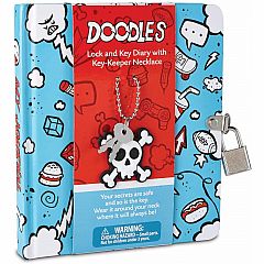 Peaceable Kingdom Doodle Lock and Key Diary