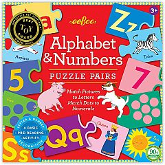 eeboo Alphabet and Numbers Puzzle