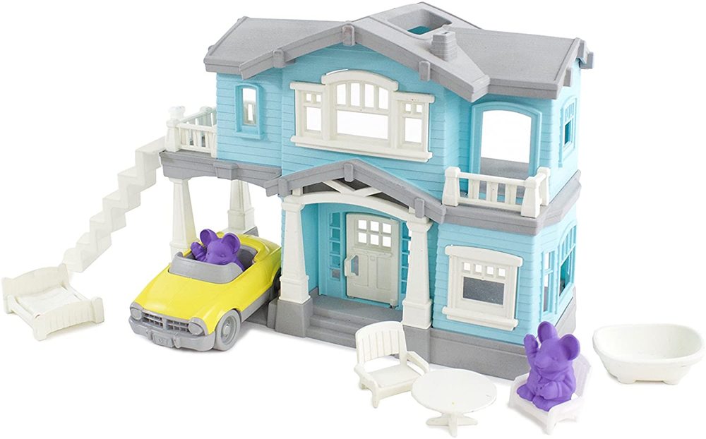 Green Toys House Playset Green Toys Blue Turtle Toys