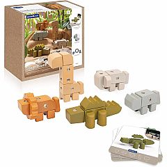 Guidecraft Snap Block Animals 33-Piece Set