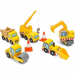 Le Toy Van Construction Trucks Set