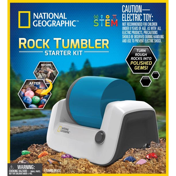 National Geographic Rock Tumbler Blue Turtle Toys