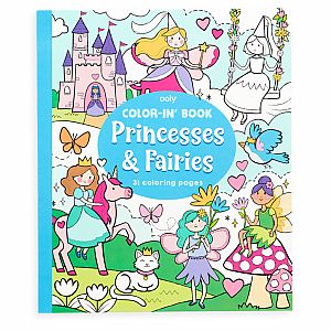 Color-in Book Princesses and Fairies