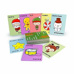 Santa Cookie Elf Candy Snowman Card Game