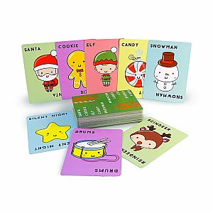 Santa Cookie Elf Candy Snowman Card Game