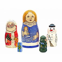 Nesting Doll - Snow Maiden 5 Piece
