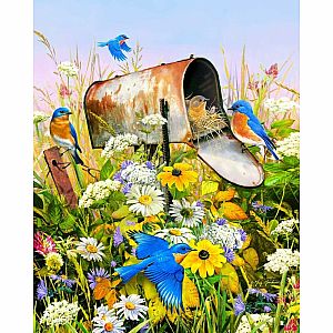 Puzzles to Remember - Bluebirds 36 pc