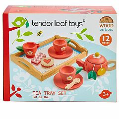 Tender Leaf  Wooden Tea Tray Set