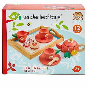 Tender Leaf  Wooden Tea Tray Set